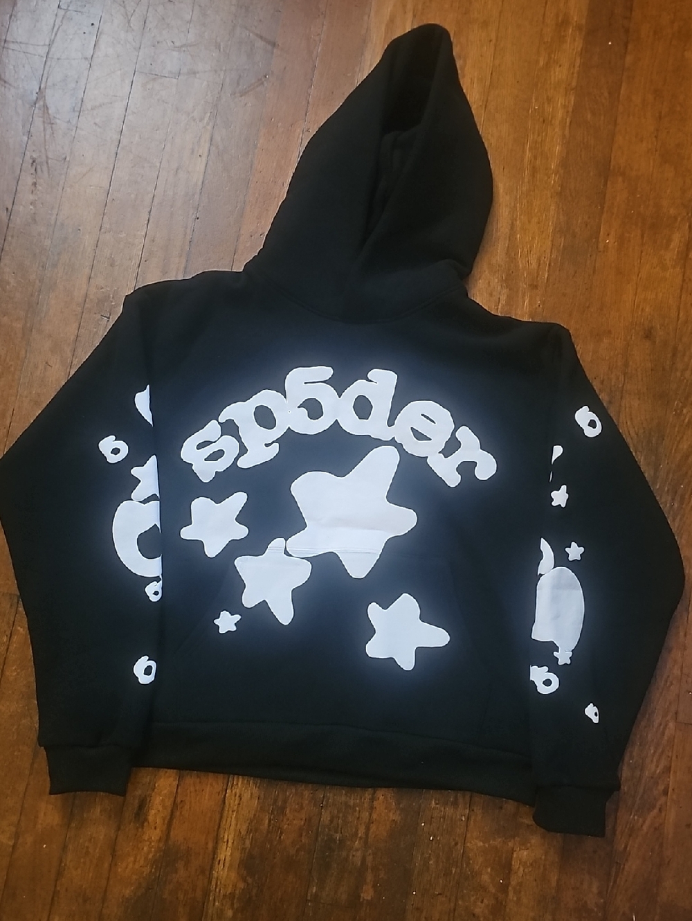 Spyder Black and White Star Crewneck Sweater